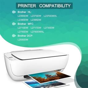 img 3 attached to Premium GREENBOX Compatible Drum Unit Replacement for Brother DR730 DR-730 - High-Quality Printing for 🖨️ HL-L2350DW, HLL2395DW, HLL2390DW, HL-L2370DW, HL-L2370DWXL, MFC-L2750DW, MFC-L2750DWXL, MFC-L2710DW, DCP-L2550DW Printer Tray - Pack of 2 Black Drums