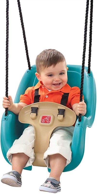 step2 infant toddler swing turquoise 로고