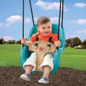 img 1 attached to 👶 Turquoise Step2 Infant Toddler Swing
