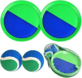 img 4 attached to 🏓 CPSYUB Velcro Outdoor Paddle Set
