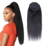 straight drawstring ponytail brazilian extension logo