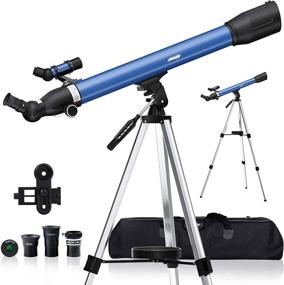 img 4 attached to 🔭 AOMEKIE Telescopes: Enhance Astronomy Exploration for Kids & Adults with 234X Magnification, Phone Mount, Case, and 3X Barlow Lens