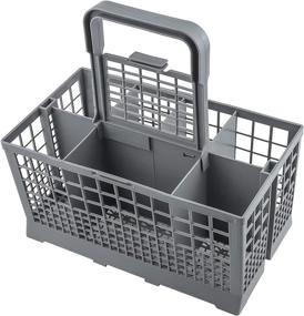 img 4 attached to ⚙️ Beaquicy Universal Dishwasher Cutlery Basket - Replacement for Popular Dishwasher Brands: Ken-more, Whirl-pool, Bo-sch, Sam-sung, G-E