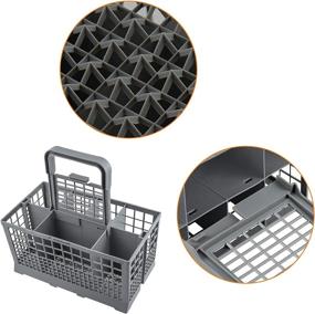 img 3 attached to ⚙️ Beaquicy Universal Dishwasher Cutlery Basket - Replacement for Popular Dishwasher Brands: Ken-more, Whirl-pool, Bo-sch, Sam-sung, G-E