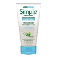 🧴 sensitive skin micellar facial gel wash - simple water boost, pack of 3 logo