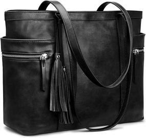 img 4 attached to S ZONE Leather Shoulder Ladies Handbag Women's Handbags & Wallets for Totes