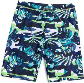 img 2 attached to 🏊 BONVERANO Boys Swimwear Sets - UPF 50+ Sun Protection Swimsuit Collection