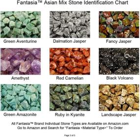 img 1 attached to 💎 Fantasia Materials: Best Value 3 lbs of Exclusive Premium Asia Stone Mix - Raw Natural Crystals & Rocks for Cabbing, Cutting, Lapidary, Tumbling, Polishing, Wire Wrapping, Wicca & Reiki