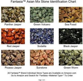img 3 attached to 💎 Fantasia Materials: Best Value 3 lbs of Exclusive Premium Asia Stone Mix - Raw Natural Crystals & Rocks for Cabbing, Cutting, Lapidary, Tumbling, Polishing, Wire Wrapping, Wicca & Reiki