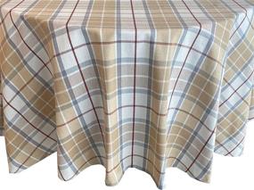 img 2 attached to Lintex Cottage Cotton Fabric Tablecloth