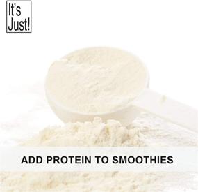 img 2 attached to Just Egg White Protein Powder: Non-GMO, USA Farms, Unflavored - Meringue Ingredient (8oz)