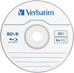 img 1 attached to 📀 Verbatim BD-R 25GB 6X Blu-ray Recordable Media Disc - 3 Disc Jewel Case Box - 97341: High-Capacity Blu-ray Recording for Optimal Storage
