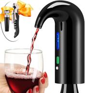 top-rated electric wine aerator and decanter - one touch wine accessories for beginners and enthusiasts - red and white wine aeration with wine opener included logo