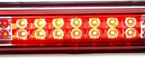 img 1 attached to Red LED High Mount Stop Light for 1988-2000 Chevy 🚦 GMC C/K 1500 2500 3500 Rear Cargo Lamp - Third Brake Light