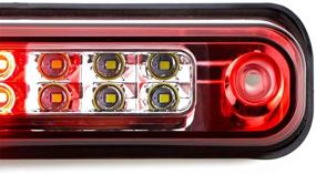 img 2 attached to Red LED High Mount Stop Light for 1988-2000 Chevy 🚦 GMC C/K 1500 2500 3500 Rear Cargo Lamp - Third Brake Light