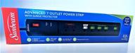 💡 sunbeam advanced 7-outlet power strip surge protector logo