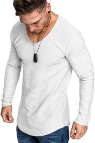 img 2 attached to COOFANDY Muscle Shirt Athletic Sleeves Men's Clothing and Active
