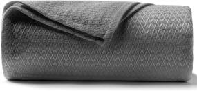 img 4 attached to DANGTOP Cooling Blankets: Stay Cool and Cozy with All-Season Queen Size 100% Bamboo Blanket