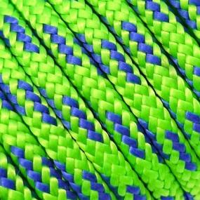 img 2 attached to 🧗 GM CLIMBING Double Braid 3mm (1/8in) Accessory Cord for Outdoor Activities - Tent, Tarp, Hammock Guyline Rigging, Hunting, Backpacking, and Survival - Low Stretch, 400lb Strength