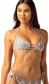 img 4 attached to 👙 Women's Clothing for Swimsuits & Cover Ups - ONEILL Triangle Canyon Swim Tops