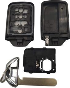 img 2 attached to 🔑 Запасной корпус для автомобильного ключа Honda Keyless Entry с 5 кнопками - подходит для Honda Pilot CR-V Civic 2016-2018 (KR5V2X)