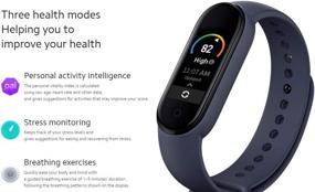 img 1 attached to 💪 Xiaomi Mi Smart Band 5 (2020) - AMOLED Color Screen, IP68 Waterproof Wristband BT 5.0 Fitness Tracker - Global Model, Black