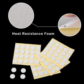 img 2 attached to 300 Pcs Heat-Resistant Double-Sided Candle Wick Stickers by Teemico - Ideal for Candle Making, 0.79 inch Diameter