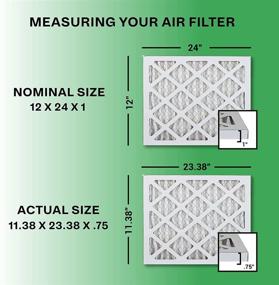 img 3 attached to 🔍 Pleated Furnace Filters Filtration - FilterBuy 12X24X1 for Optimal Performance