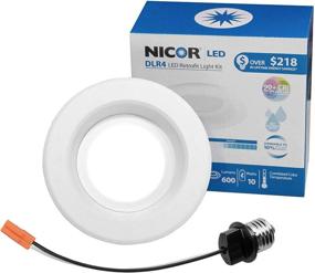 img 3 attached to NICOR Lighting DLR4-3006-120-2K-WH Dimmable Downlight