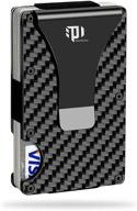 carbon fiber philomina wallet holder logo