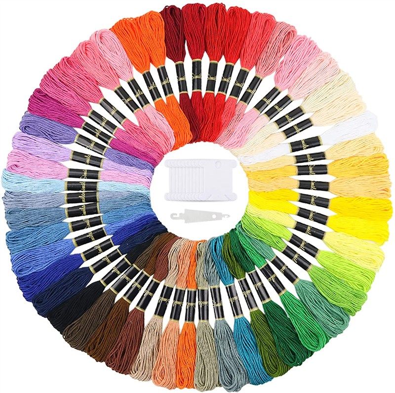 similane embroidery friendship bracelets needle threading 로고
