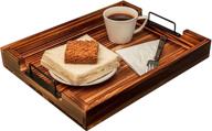 🌙 the3moon rustic wooden tray: exquisite serving tray for enhanced seo логотип