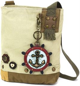 img 1 attached to Trendy Turtle Women's Canvas Crossbody Handbag: Perfect Women's Handbags, Wallets, and Crossbody Bags