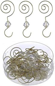 img 1 attached to 🎄 Enhance Your Holiday Décor with Kurt S. Adler W0749 Ornament Hooks in Glamorous Gold
