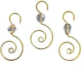 img 2 attached to 🎄 Enhance Your Holiday Décor with Kurt S. Adler W0749 Ornament Hooks in Glamorous Gold