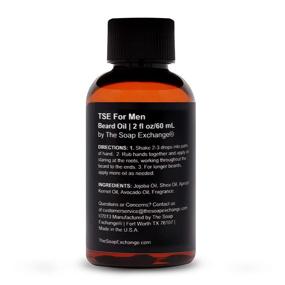 img 2 attached to 🧔 TSE for Men Beard Oil - Nag Champa Scent - Handcrafted 2 fl oz / 60 ml Deep Conditioner, Nourishing Softener, Natural Ingredients, Itch Relief, Made in the USA.