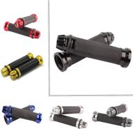 🏍️ black gel handlebar grips for yamaha yzf 600 r6 & suzuki gsxr 1000 - 7/8" motorcycle hand grips logo