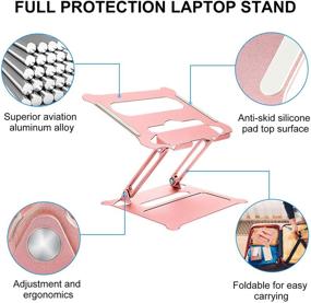 img 3 attached to Enhanced Ergonomic Laptop Accessories: Slide-Proof and Adjustable for Optimal Protection