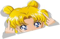 наклейки для автомобиля sailor moon anime - наклейка 5.1'' blkuopar с дизайном 3d тени, водонепроницаемые виниловые наклейки для творческого декора от солнца, наклейки личности с мультяшным привкусом. логотип