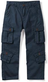 img 1 attached to Phorecys Toddler Zipper Button 140 Age Boys' Clothing and Pants