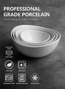 img 2 attached to 🍽️ Sweese 105 101 Porcelain - Ultimate Variety Set for All Your Kitchen Needs