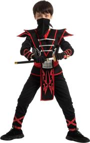 img 1 attached to 👦 Authentic Child Ninja Samurai Costume - Size Small: Unleash Your Child's Inner Warrior!