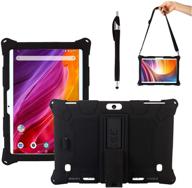 защитный чехол для планшета dragon touch k10, notepad k10, marvue pad m20, luss и tenyide 10.1 дюймовых планшетов - черный. логотип