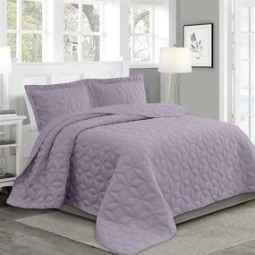 img 4 attached to PHRIXUS Bedspread Oversized Lightweight Comforter