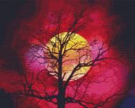 exquisite nature's finest no. 30 cross stitch pattern: enchanting moon & tree silhouette design (pattern only) logo