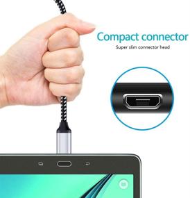 img 2 attached to Dual USB Fast Car Phone Charger Adapter Plug with 6FT Micro USB Cord Cable for Samsung Galaxy S7 S6 S4 Edge, A10s A10 J3 J7 Crown J7 Sky J7 Star Prime, LG K50 K40 V10 K10 - Android Home USB Wall Charger Port