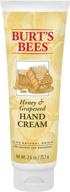 🌼 burt's bees hand cream: nourishing honey & grapeseed oil - 2.6 ounce (package may vary) logo