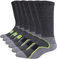 6 pack joynée men's performance crew socks for running and training - ideal for athletic activities логотип