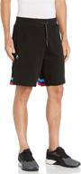 puma mens sweat shorts black men's clothing logo