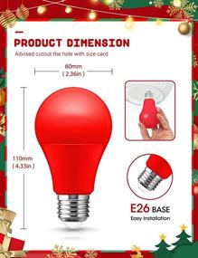 img 3 attached to Efficient JandCase Light Bulbs – Medium Base, Same Brightness